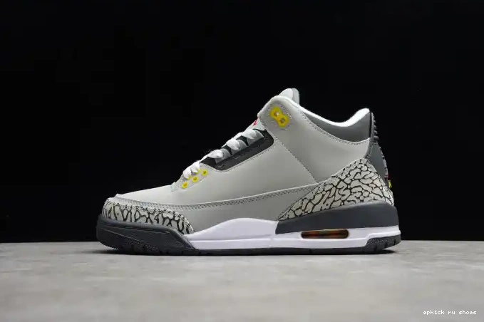 (2021) 3 Air Jordan CT8532-012 Grey Cool Retro 0526